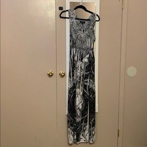 Beautiful black and white dress